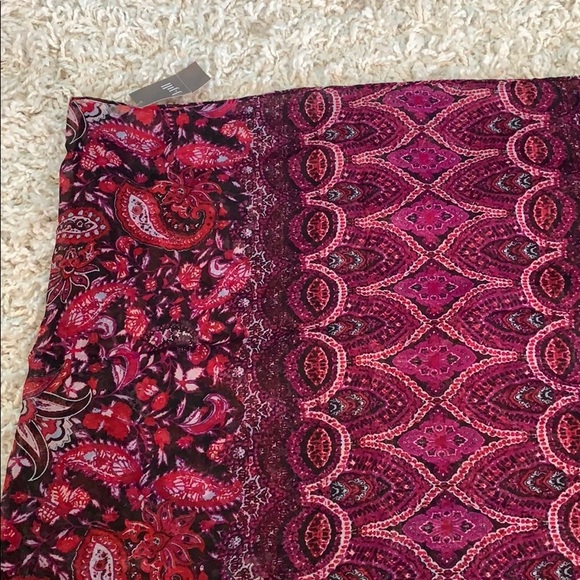 🌟 j jill sugar plum mixed paisley infinity scarf - Picture 2 of 5